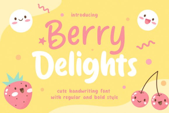 Berry Delight: A Playful Script Font for Social Campaigns
