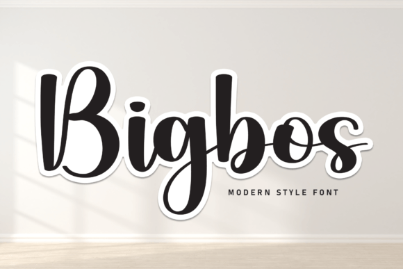 Bigbos: The Elegant Script Font for Handmade Brands