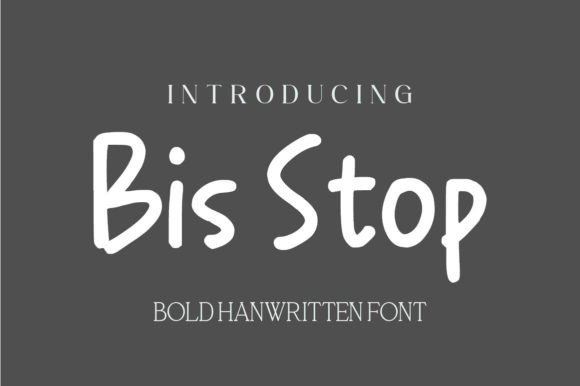 Bis Stop Review: A Bold Script for Modern Brand Identity
