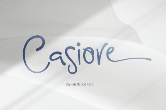 Casiore: A Handwritten Typeface for Modern Web Design