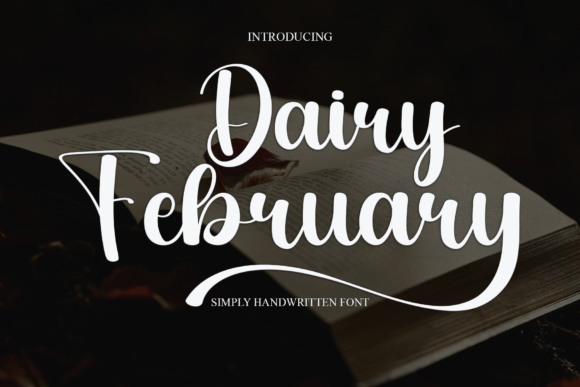 Diary February: A Playful Handwritten Font for Editorial Design
