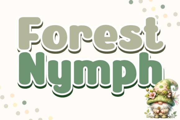 Forest Nymph Font: A Whimsical Typeface for Makers