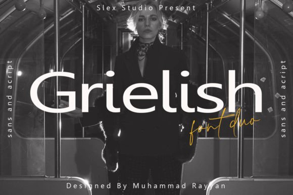 Grielish: A Premium Font Duo for Modern Editorial Design