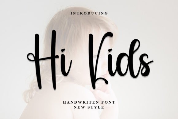 Hi Kids Font: A Handwritten Typeface for Polished Branding