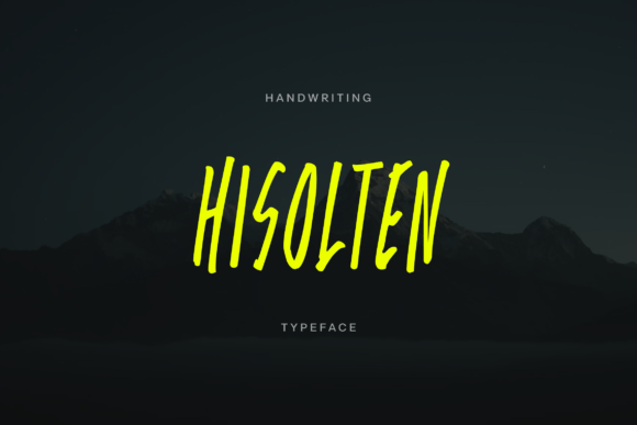 Hisolten Typeface Review: Bold Script for Modern Brands