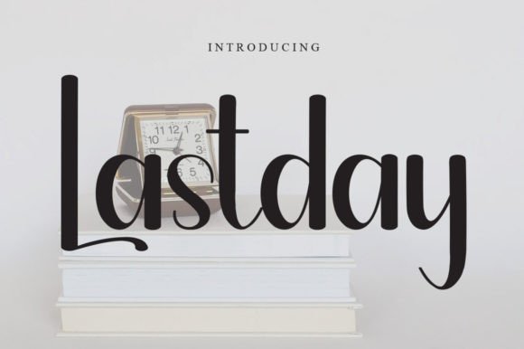 Lastday: A Handwritten Typeface for Editorial Design