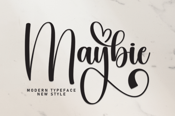 Maybie Font: Elevate Your Campaigns with Expressive Script