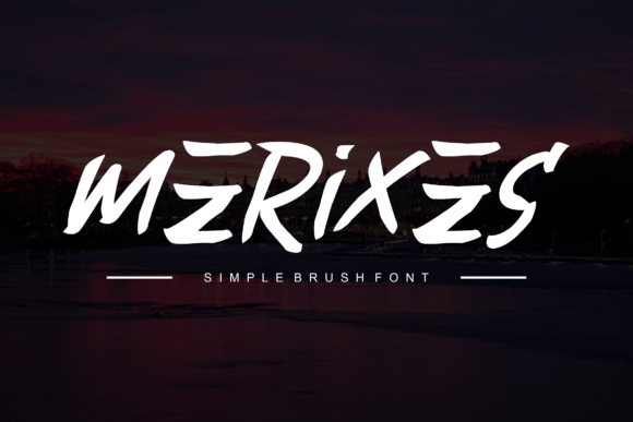 Merixes: A Bold Handwritten Font for Modern Web Design