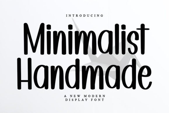 Minimalist Handmade: A Festive Typeface for Holiday Campaigns