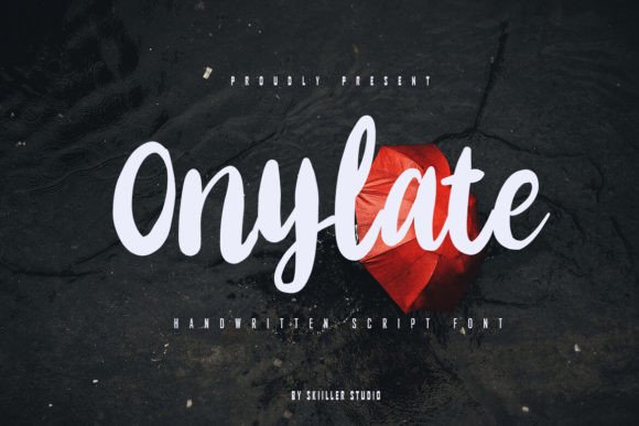 Onylate: A Modern Script Typeface for Bold Branding