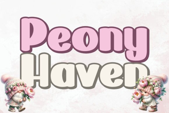 Peony Haven: A Whimsical Script Font for Editorial Design