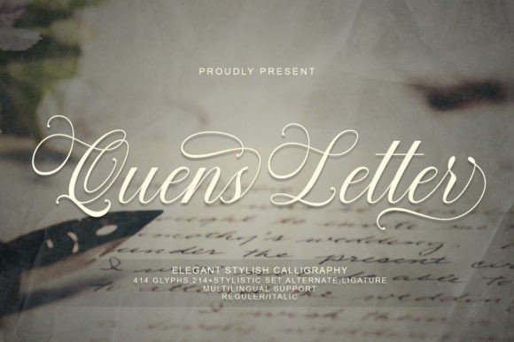 Quens Letter: The Script Font for Scroll-Stopping Marketing