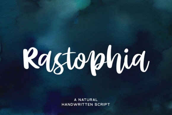 Rastophia: A Charming Script Typeface for Brand Identity