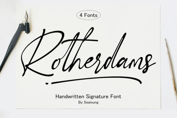 Rotherdams Font Review: A Signature Style for Brand Identity