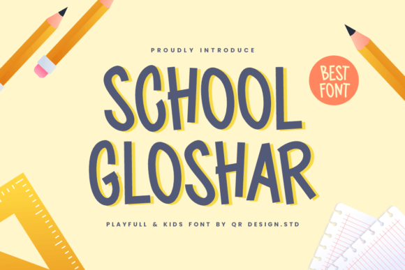 School Gloshar: The Handwritten Font That Builds Trust