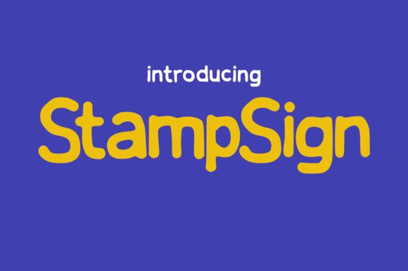 Stampsign: A Friendly Handwritten Font for Your Brand