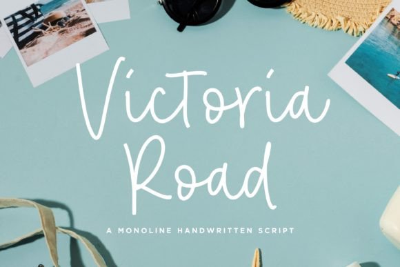 Victoria Road Font Review: A Handwritten Script for Elegant Branding
