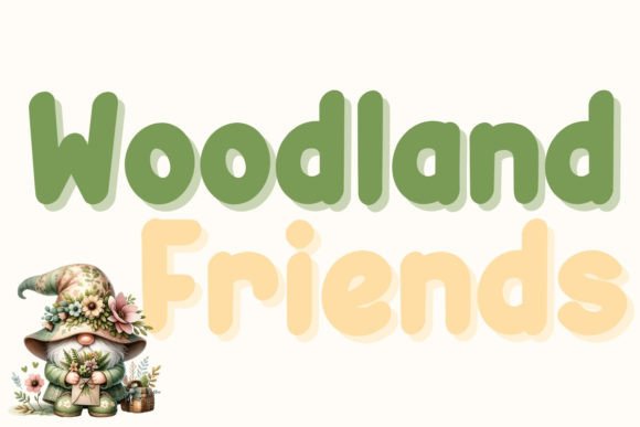 Woodland Friends Font: A Handwritten Type for Brand Growth